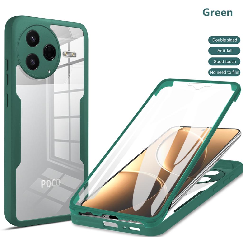 Full Body Protection Shockproof Case for Xiaomi Poco F7 Pro F7 Ultra Protective Cover Clear Fundas Coque Capa