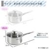 Ochiai Tsutomu" IH 200V Compatible Saucepan, 18cm, LB-172R
