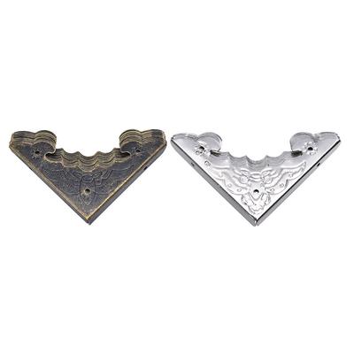 4-20pcs Antique Brass Decorative Wooden Chest Jewelry Box Corner Protector Guard
