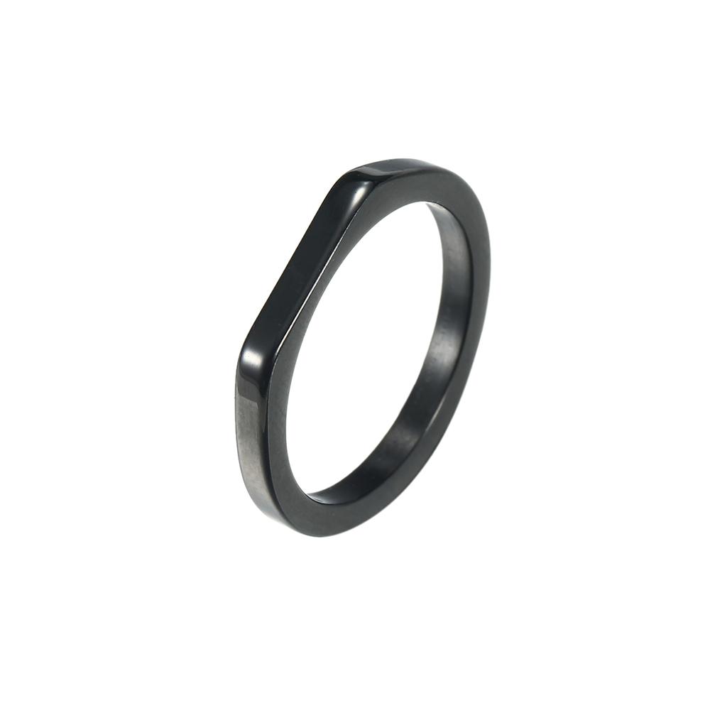 Cazador Stainless Steel Gold Color Minimalist Women's Ring Simple Classic Finger Rings Fashion Couple Wedding Jewelry Wholesale