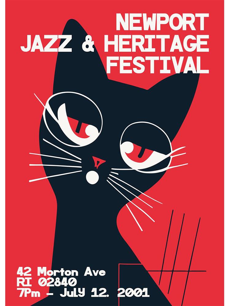 Amerikaanse Folk Blues Jazz Festival Canvas Schilderij Abstract Wall Art Poster En Print Voor Woonkamer Home Decoratie Foto