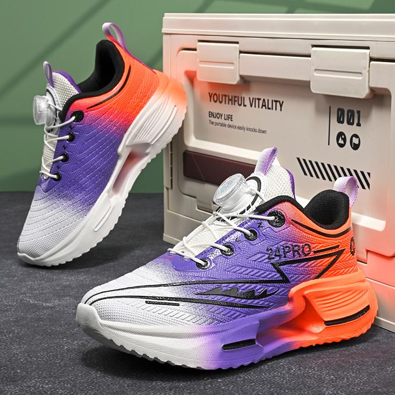 Childrens Sports Shoes 2026 Autumn New Ultra Light Cushioned Sneakers Outdoor Training Flat Comfortable Running Shoes for Kids