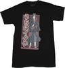 Naruto Shippuden New Adult T-Shirt Itachi Standing Next To Kanji