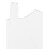 Set Due Pezzi Taglie Forti Manica Pipistrello Orlo Irregolare Top Monospalla e Pantaloni a Gamba Larga