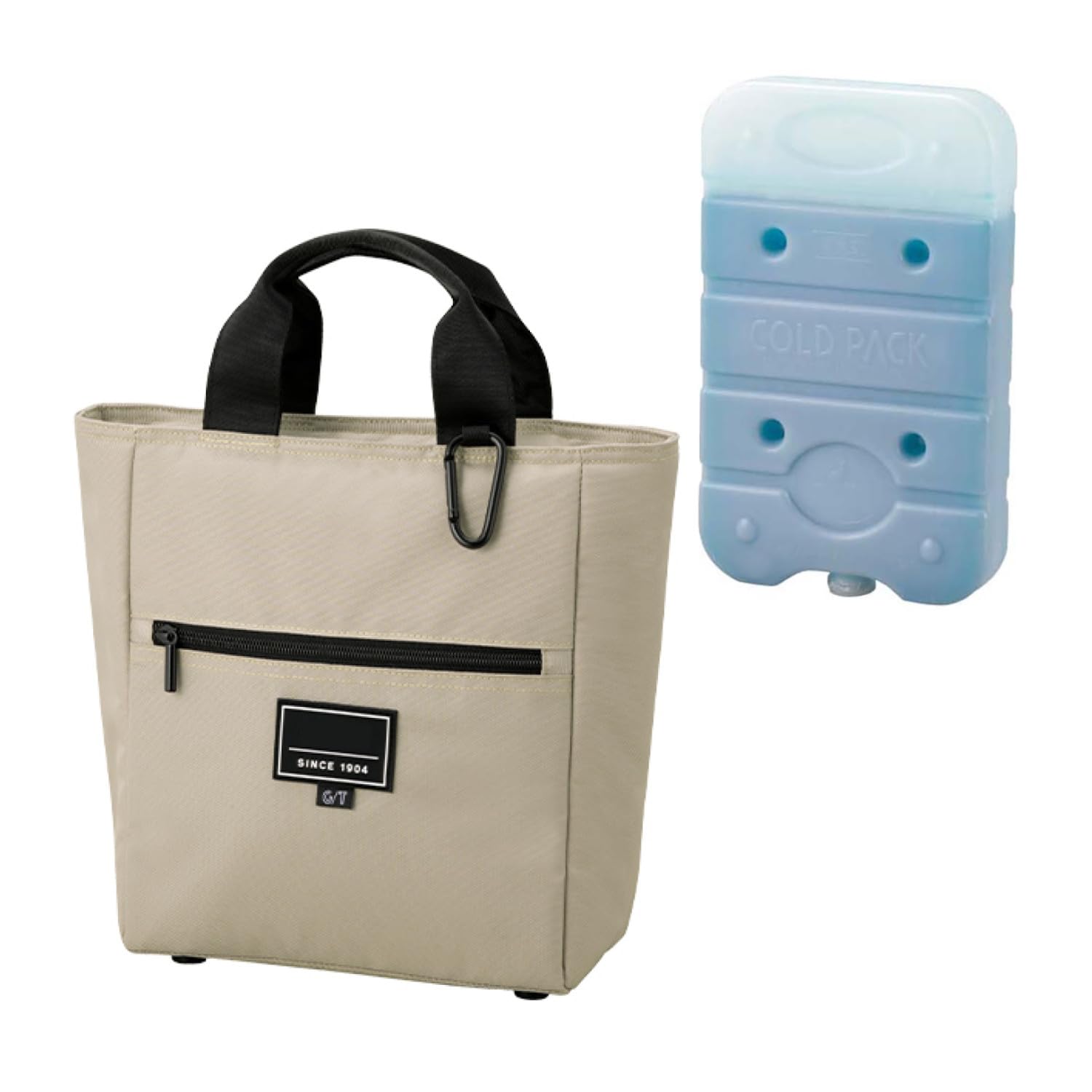 

Thermos Insulated Round Tote Bag BE Beige Insulated Pack Set RFJ-001 & бежевий