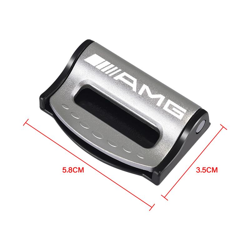 Car Safety Seat Belt Buckle Clip Seatbelt Stopper Adjuster Clip For Mercedes Benz AMG W212 W205 W246 W177 W176 W213 GLC GLE GLS ML Welcome Laser Lamp