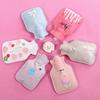 Mini Cartoon Hot Water Bottle With Double Layer Pvc For Winter Hand Heating And Travel Use