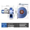 Y5-47 Industrial High-Temperature Centrifugal Fan CN Plug (adapter Included)