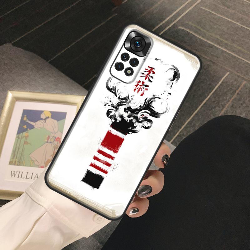 BJJ Brazilian Jiu Jitsu Funda For Xiaomi Redmi Note 13 14 Pro 9 10 11 12 Pro 10S 11S 12S Redmi 13C 10C 12C 14C Case