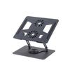 360° Rotating Laptop Stand with Detachable RGB Fan and Cooling Support