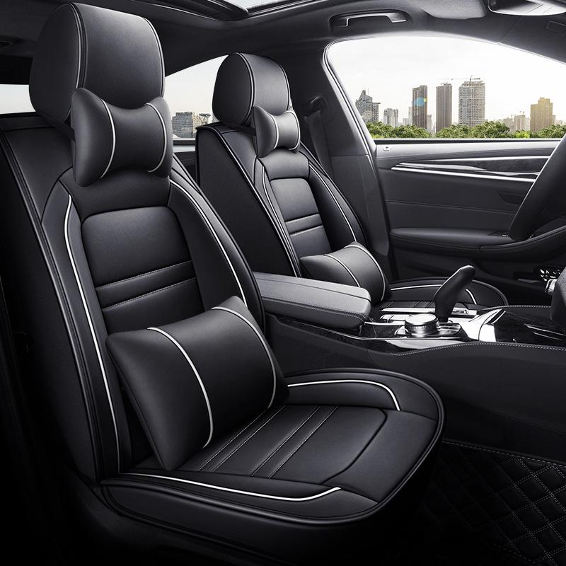 Compatible with 2013, 2015, 2016 Buick Excelle Leather Car Seat Cover, All-Season, Full Coverage