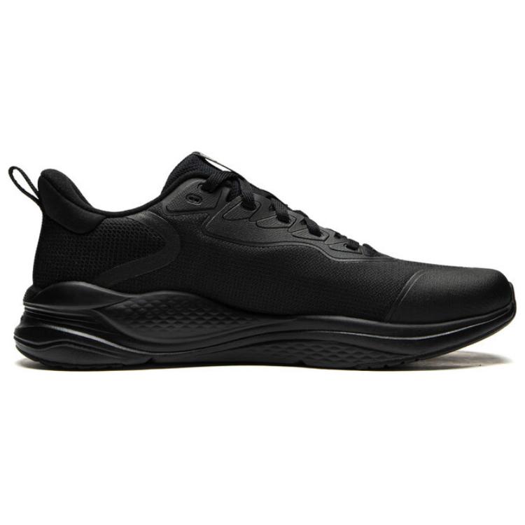 New LiNing Liuyun Anti Slip Wear Resistant Low Top Casual Running Shoes Men's Black AGLU089-5