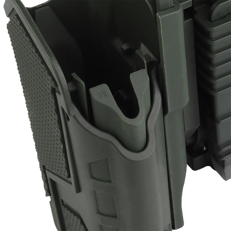 Quick Release Flashlight Holster Universal X300 Drop Leg Platform Pistol Holster QLS Adapter