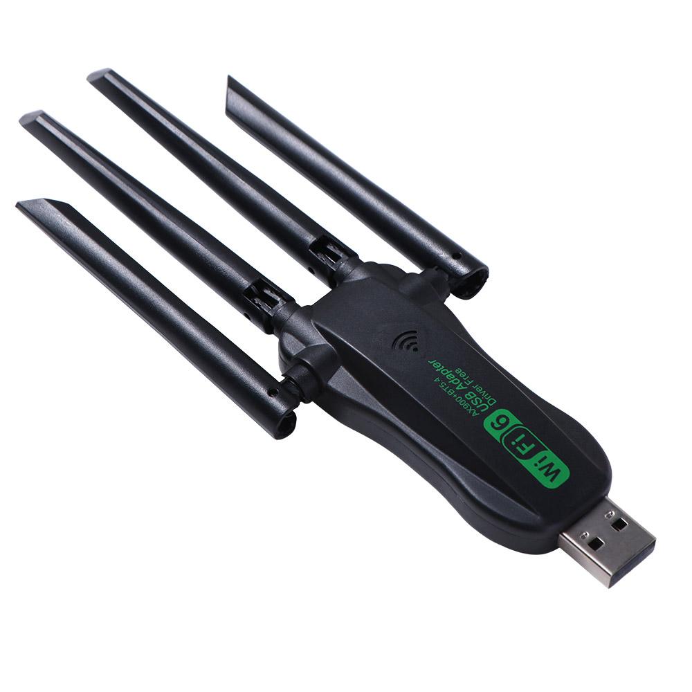 Bluetooth 5.4 900Mbps WiFi Dongle 4 Antenna Wireless Network Card Wireless Networking