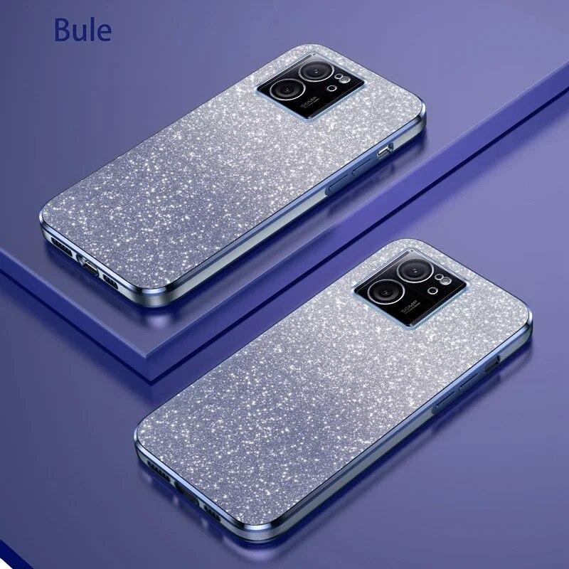 Luxury Plating Magnetic Holder Case For Xiaomi Mi 13T 12T 11T Pro 14 13 12 11 Lite POCO X3 NFC X5 F3 F4 F5 M3 M4 Silicone Cover