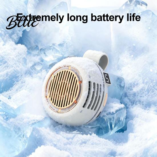 Batteriebetriebener Ventilator Tragbarer Clip-On-Ventilator Tragbarer Persönlicher Mini-Leiser Blattloser 5 Einstellbare Geschwindigkeit Gürtel Klein Wiederaufladbar 360° Schwenkbar Kühlung für