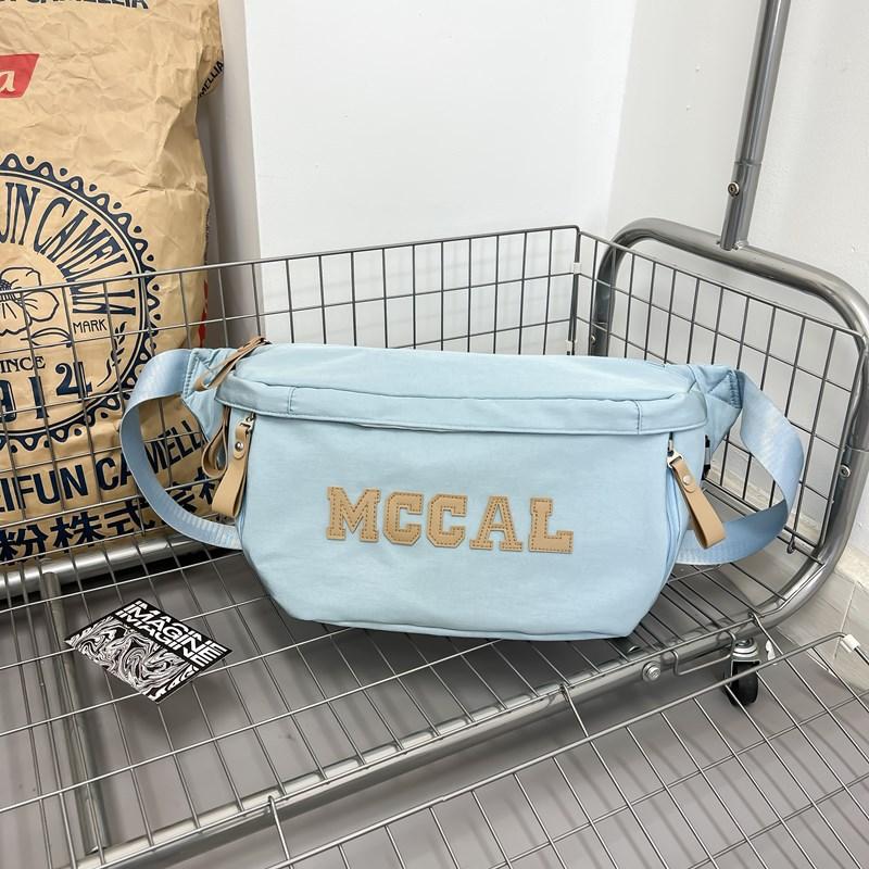 Versatile Sports and Casual Student Waist Bag Men's Trendy Shoulder Bag Breast Bag