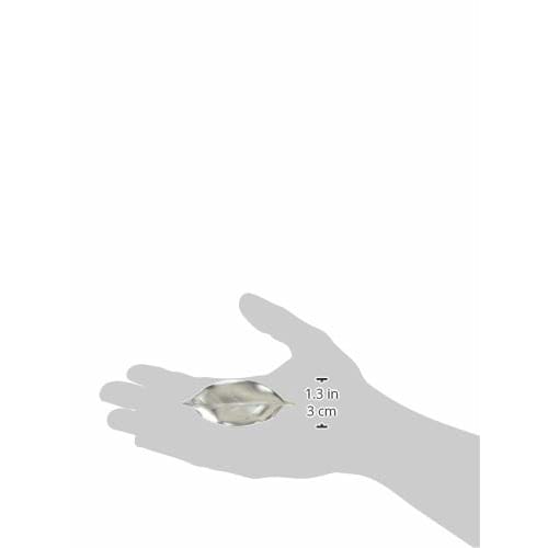 Sato Metal Industry SALUS Leaf Chopstick Rest, Matte Stainless Steel, Made In Japan