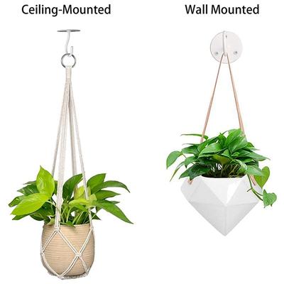 Good-Ceiling Hooks For Hanging Plants,Metal Heavy Duty Wall Hangers For Planters, Include Professional Drywall Anchors 8-Pack