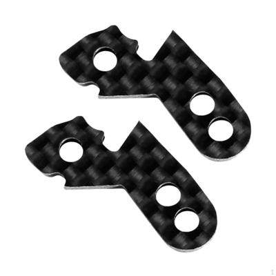 Braço de articulação de direção, peça de reposição profissional de fibra de carbono para TT02 1:10 acessórios DIY