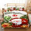 Quilt Cover Sheet Three-Piece Quilt Cover Santa Claus Christmas Series Children'S Bedding