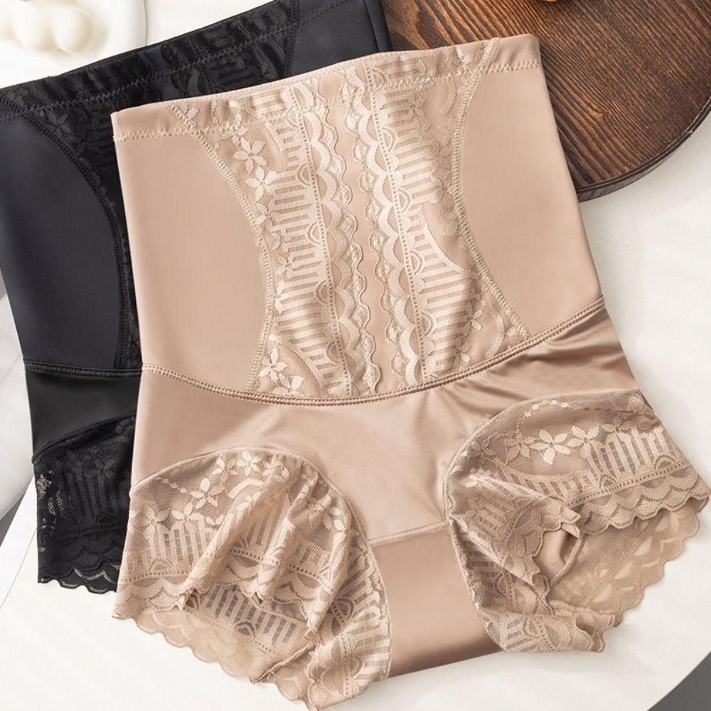 High Waist Slimming Shapewear Ice Slik Butt Lifting Panties Fashion Body Shaping Underpants  Lady