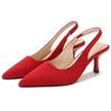 Scarpe Singole da Donna con Tacco Alto Sottile, Scarpe con Cinturino Dolce da Ufficio, Scarpe da Sera per Club, Festa, Pub, Banchetto di Matrimonio, Riunione, Scarpe a Punta da Donna 35-46