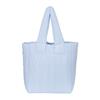Molliolli Morning Glory Cotton Padded Bag [Stripe Blue]
