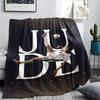 Jude Bellingham Bedruckte Flanelldecke, weicher Überwurf für Schlafzimmer Sofa, waschbar, Fußballfan-Merchandise, tolles Geschenk.