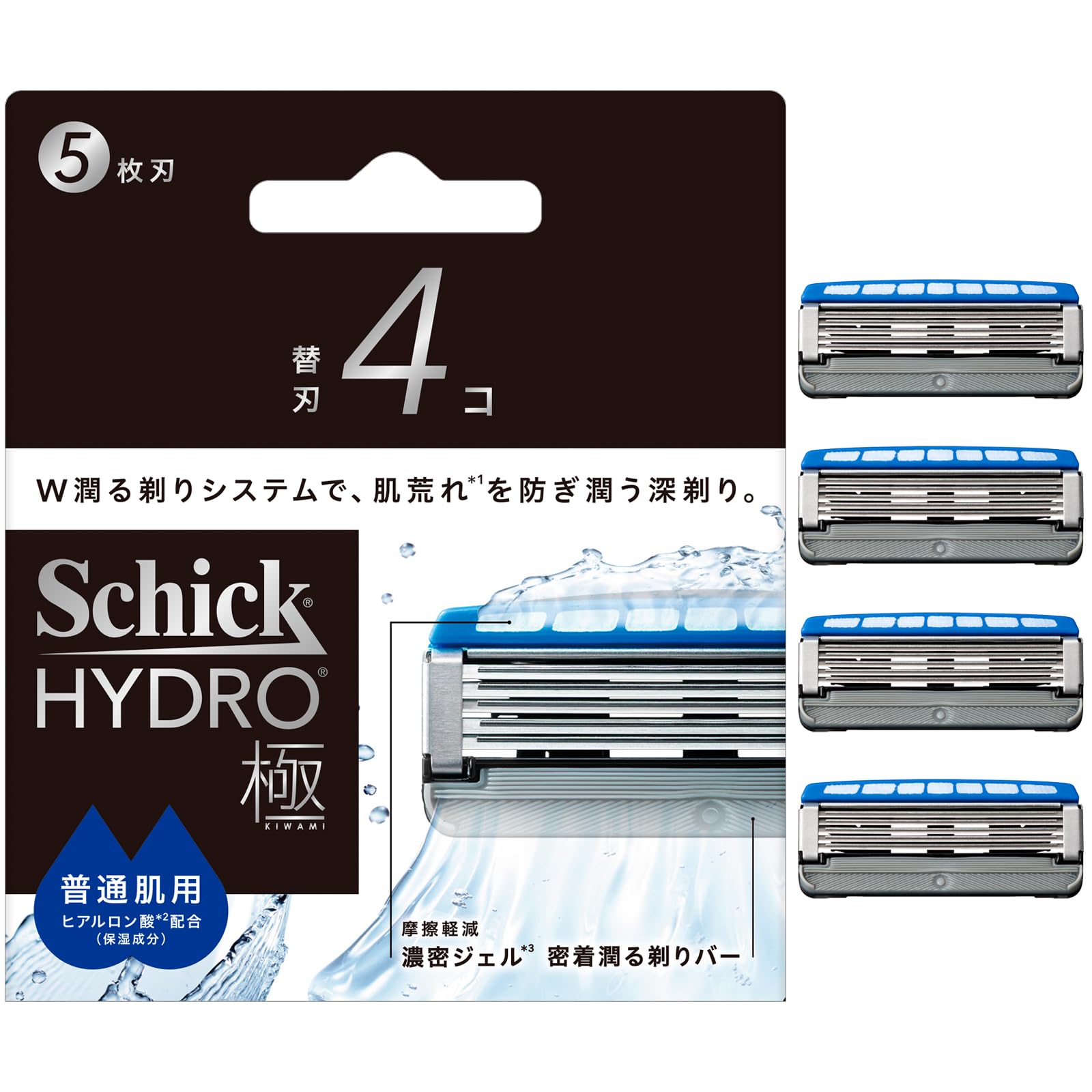 Сменные лезвия Schick Hydro Extreme для бритья нормальной кожи (4 лезвия) - Мужской