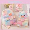 Adorable Rainbow Pig Plush Toy Soft Cuddly Stuffed Animal For Kids Gifts And Sleep