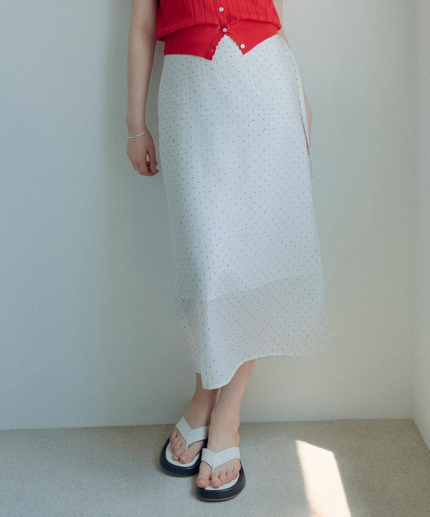 Roem See-Through Layered Skirt Rmwhg26R12