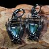 Indian Tribal Personality Dangle Drop Earrings Resin Stone Boho Ethnic Vintage Hanging   For Women Jewelry