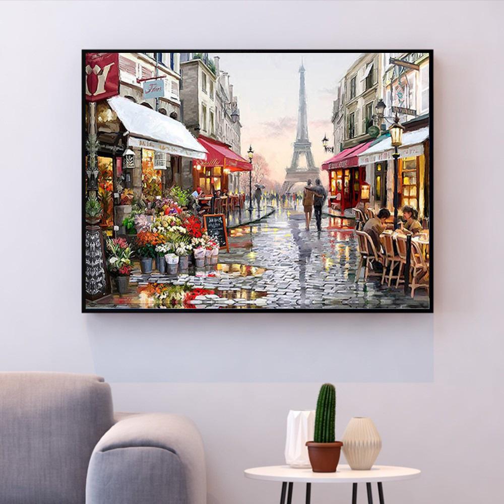 Diamond Mosaic Landscape 5D Diamond Mosaic Cross Stitch Diamond Painting Full Drill Round