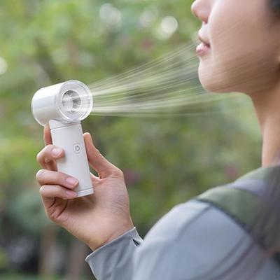 Mini Portable Fan 5 Speeds Adjustable Multipurpose Practical Compact Strong Airflows Type C Charging
