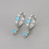 Turquoise Drop Earrings Unique Chic Design Elegant Versatile Fashion Jewelry For Women Sophisticated