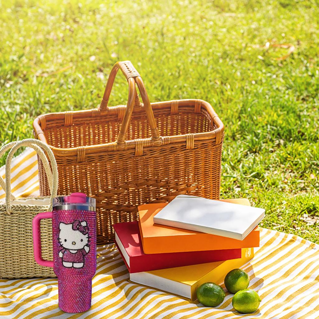 40oz Car Cup Large Capacity With Handle Insulation Cup