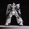 1/144 HG Red Zaku & White Wolf Mecha Assembly Model, Anime Action Figure Collectible Building Toy Desktop Ornament  Adult Gift