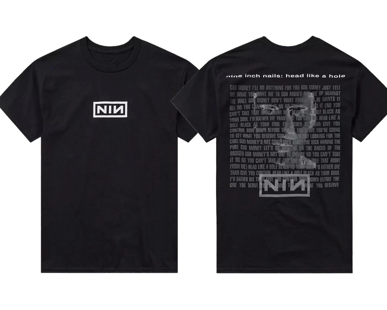 NIN Nine Inch Nails Head Like A Hole 2025 Two Sided Unisex Shirt S-5XL Unisex T-Shirt XXXL
