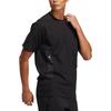 adidas T Shirts Men's Black Crew Neck Moderate Straight Fit HE9945