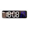 Large LED Digital Clock - Powered By Battery Two Placement Options Temperature Timer 15 Large