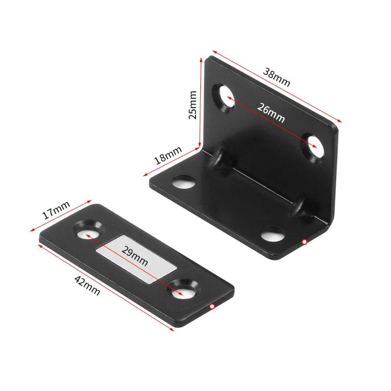 Magnetic Door Closer Strong Door Closer Magnetic Catch Latch Magnet For Furniture Cabinet Cupboard Ultra Self-adhesive Latch