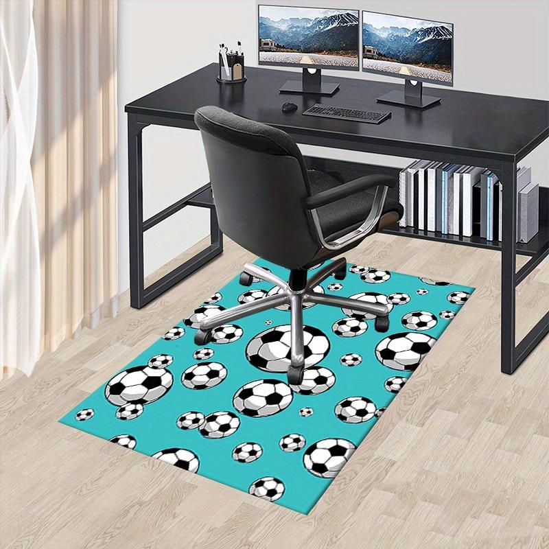 Office Carpet Soccer Ball Patterned Rug for Sofa Protection Under Chairs