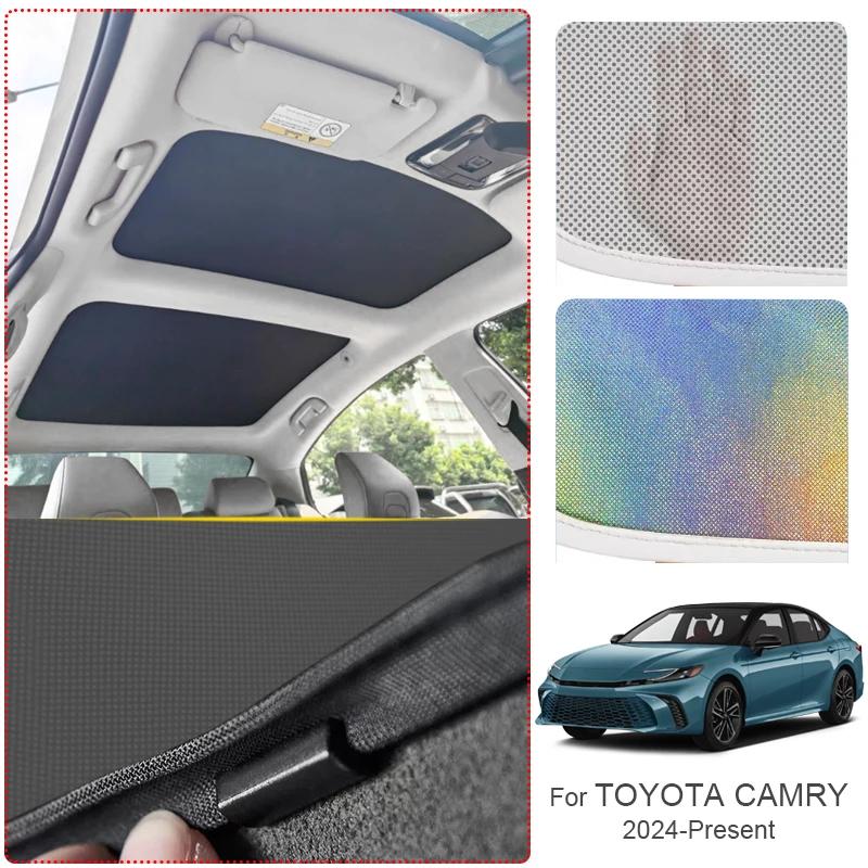Car Sunroof Sunshade Cover For TESLA MODEL 3 2024-Present Colorful Ice Nano Heat Insulation Skylight Anti-UV Auto Accessories