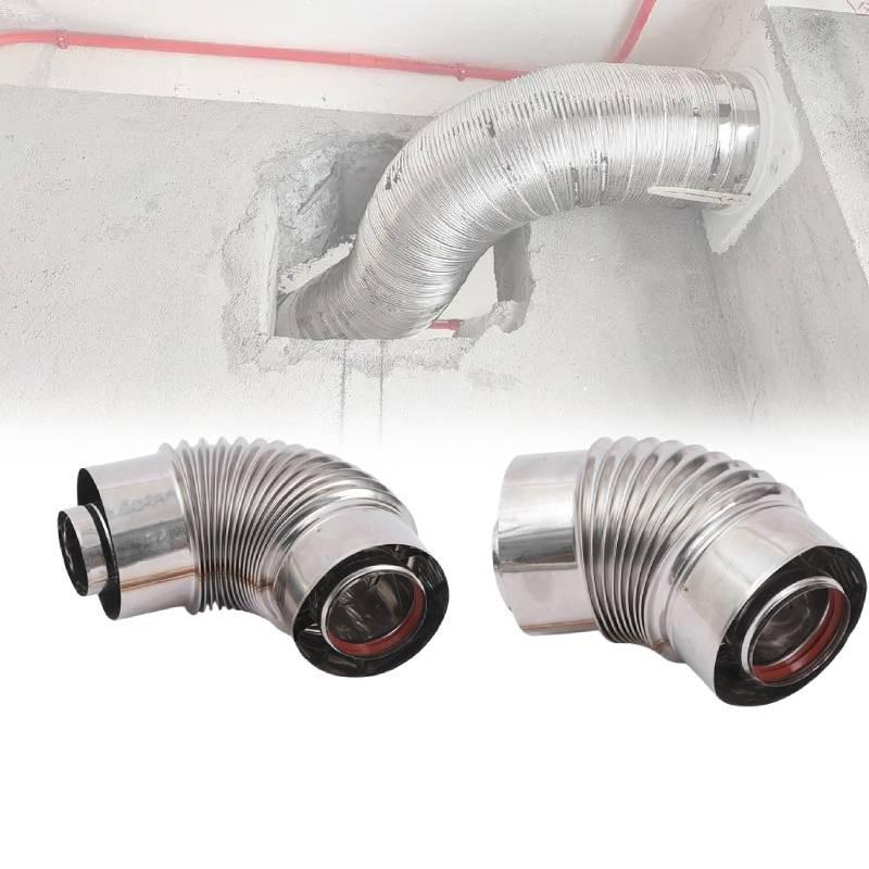 Țeavă de Eșapament Telescopică din Oțel Inoxidabil Ventilație Bucătărie Eșapament Îngroșat