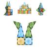 Colorful Faceted Magnetic Window Blocks Educational Kids Diy Building Toy Set