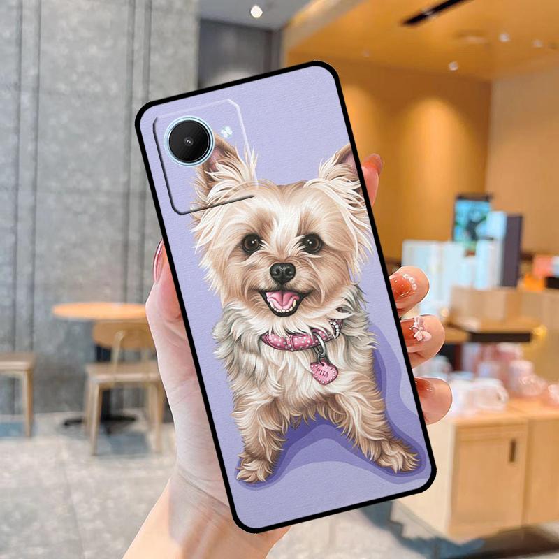Yorkshire Terrier Dog Case For Realme C55 C33 C31 C35 C30 C11 C15 C25s C21Y GT Neo 5 3T 2T 8 9 10 11 Pro Plus