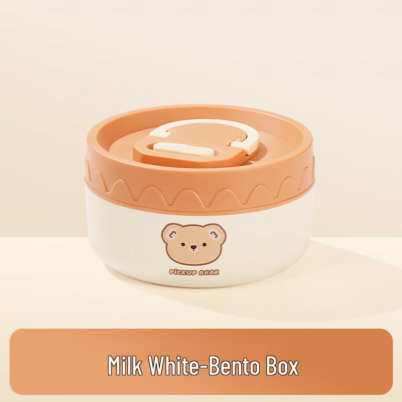 Yuedisi 304 Stainless Steel Microwave Safe Insulated Lunch Box with Cartoon Bear Design