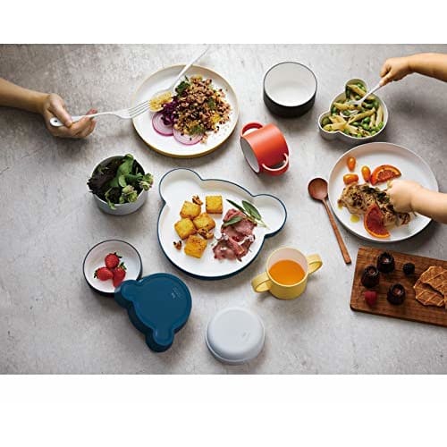 tak Kids' Dish Bowl, Standard Medium, Gray, 10 x 10 x 5.5 cm (JTN-0121-GY)