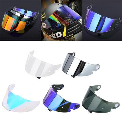 Protetor de vento para motocicleta, lente de capacete, viseira de capacete, lente de capacete integral, compatível com GLAMSTER CPB-1V, tamanho compacto e durável